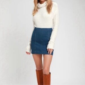 Free People Modern Femme Mini Skirt